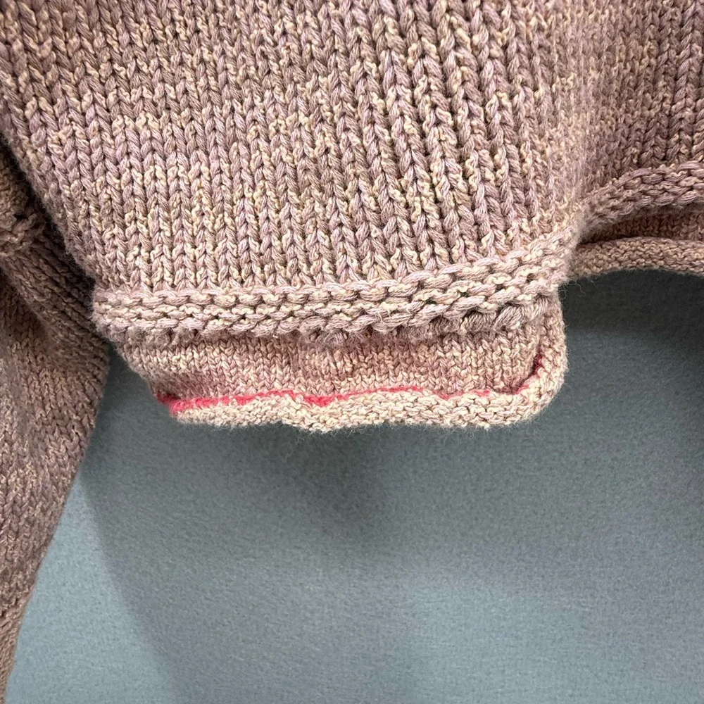 Free People Lemonade Stand Textured Vneck Sweater Size M Bohemian - Picture 8 of 15